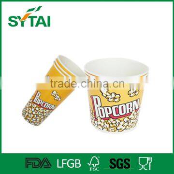 Various Size Disposable Biodegradable Cinema Paper Cups for Popcorn