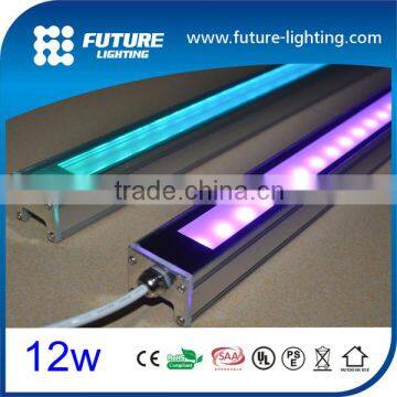 Waterproof IP65 mini 12w rgb aluminium body led linear bar