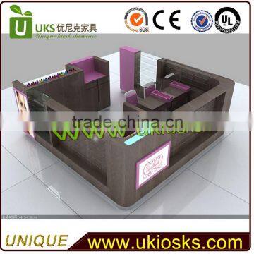 Manicure beauty and pedicure beauty bar counter, mall salon kiosk for sale