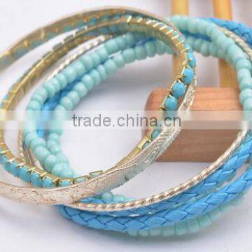 2016 Fashion Hot Leather Cord Claw Chains Braided Metal Bracelets Fashion Bracelet photo-5