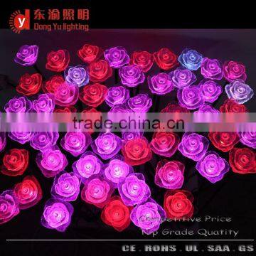 Waterproof Color Changing Rose Flower Party Garden Lawn LED Christmas Light