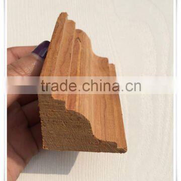 corner desigh wood moulding/teak wood moulding/ decorative wood moulding