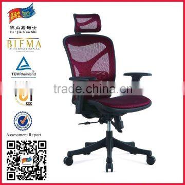 BIFMA, SGS certificate fabric chair,comfortable appearance office chair with aluminum alloy