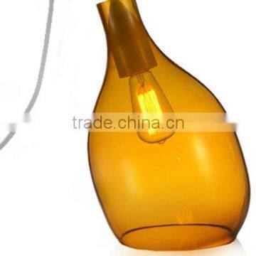 Modern Colored Art Glass Decoration Pendant Lights