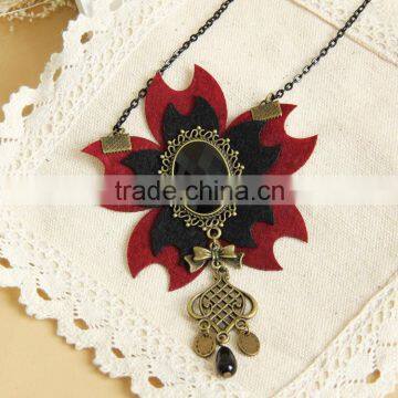 MYLOVE Brand Colourful butterfly chain metal alloy sweater necklace MLSC28