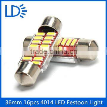 4014smd 16 leds 36mm Festoon Lamp Led Festoon Light Dome Festoon Light