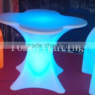 Rome Led Table Durable Colorful Personality Fashion Bar Furniture Plum Flower Form the Table/Natural Outdoor Bar Table photo-2