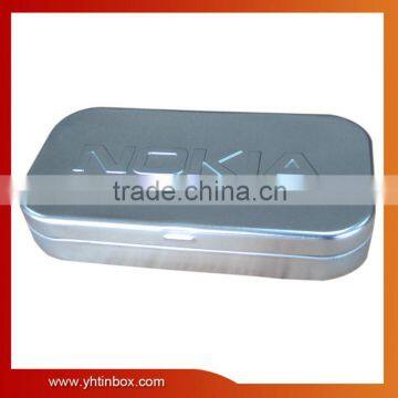 blank rectangular tin