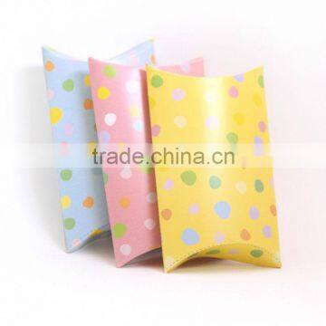 Wedding Favor Boxes DOTTY BOXES, Polka Dots, Pastel Pillow Boxes, Party Favors, Candy Box, Birthday Decoration