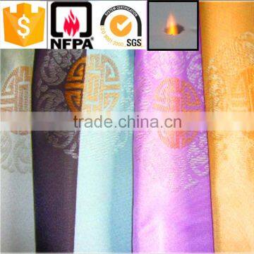 100% Polyester Luxury Brilliant Curtain Blackout Fabric Material Cloth