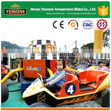 Children bouncing amusement games of funfair ground kiddie rides jumping car for sale