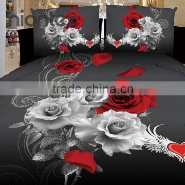 China Supply Wholesale Microfiber Printed Polyester Bed Cover photo-5