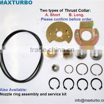 HY55V VGT Turbo Rebuild Service Repair Kit for Iveco Cursor CUMMlNS Engine Journal bearing Thrust bearing Thrust collar spacer