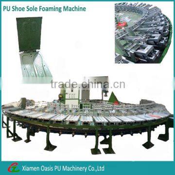 Computer Control PU Shoe Sole Foaming Casting Machine