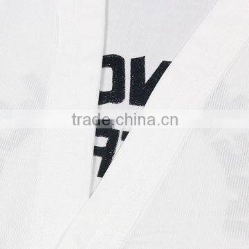 ITF White Taekwondo Uniform With Black Strips photo-3