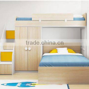 2016 Hot Selling Good Looking Kids Bunk Bed With Storage Design photo-3