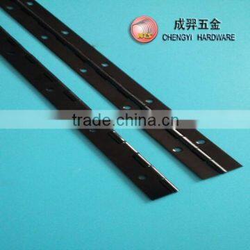 25mm width steel plated black large piano hinge