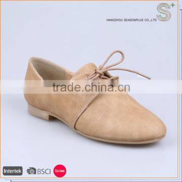 Made in China lace-up derby comfort shoes with comfortable sock