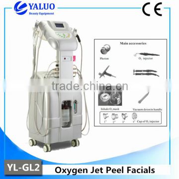 Jet Clear Facial Machine Cleaning Skin YL-GL2 Water Oxygen Jet Peel Water Oxygen Anti Improve Allergic Skin Aging Machine Spray Beauty Machine For Skin Whitening Improve Allergic Skin