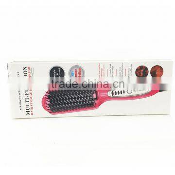 2016 Wholesale Electric Hair Tool Fast Hair Strightener Brush photo-3