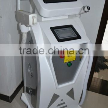 2014 Newest Design Multifunctional E-light +RF+Nd Yag Laser Hair Removal Machine