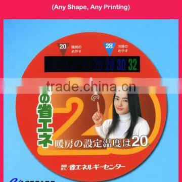 Color Changing Indoor Thermometer With Customized Shape and Printing