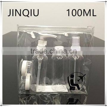 Plastic Travel Bottle Set 100ml