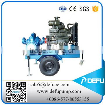 cast iron diesel engine mobile flood pump