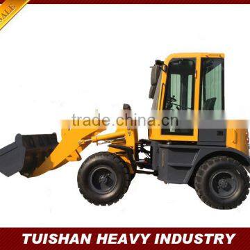 1200KG 38KW small scale compact construction tractor wheel loader for sale