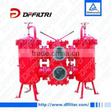 Attractive Design SDRLF Pressure Hydraulic Return Oil Duplex Basket Strainer for Metallurgical Machinery Hydraulic System