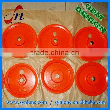 OEM Drawing Size Gray Iron Pulley Wheel, Sand Casting Custom Cast Iron photo-4