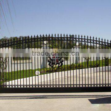 Customized Residential Residential Wrought Iron Fencing and Gate Are Constructed With Galvanized Steel photo-2