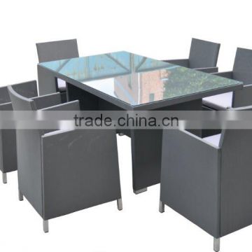 Aluminum frame in mesh fabric outdoor table