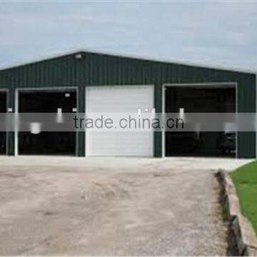 Three Doors Sandwich Panel Prefab Garage photo-2