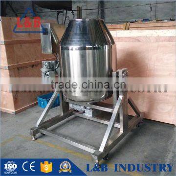 Industrial Rotating Drum Powder Mixer with VFD