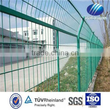 PVC Coated Railway Framed Fence Road Side Welded Mesh Frame Fencing ( Anping Factory )