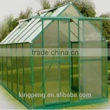 small grow tent greenhouse in garden