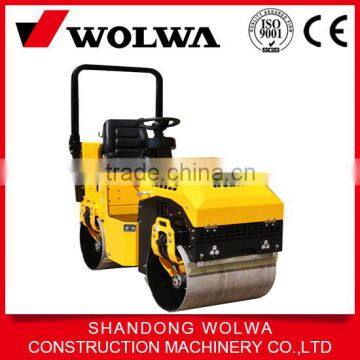 1 Ton Weight Double Drum Road Roller With Diesel Engine for Sale photo-3