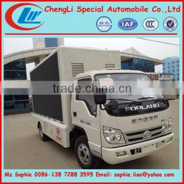 outdoor led message display truck, LED box truck,mobile stage truck for roadshow