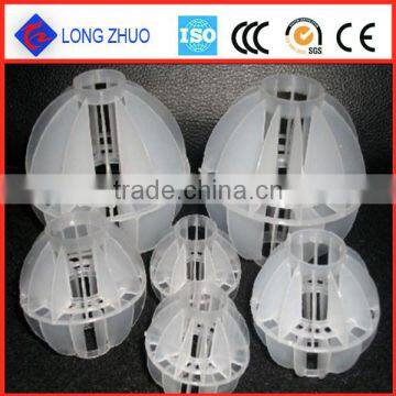 50mm Plastic Hollow ball in Scrubbing tower/ Polypropylene Plastic hollow Ball