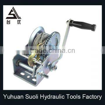 Manufacturer 600lbs Samll Hand Manual Mechanical Galvanized Winch photo-2