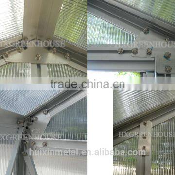 Polycarbonate Sheet Greenhouse With Aluminum Frame HX66123 photo-3