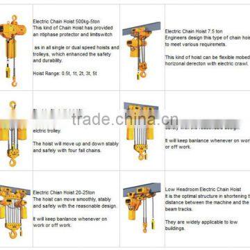 China 500kg Electric Chain Hoist photo-3