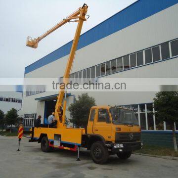 20 m high altitude operation truck, 20 m over head working truck, 20 m bucket working truck.