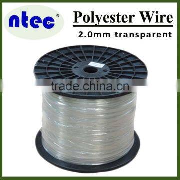 Hot Selling 2.2mm Black Color Polyester Monofilament Yarn for Greenhouse photo-3