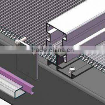 High Impact Strength Honeycomb Polycarbonate Roofing System/ U-lock Profile Sheet photo-4