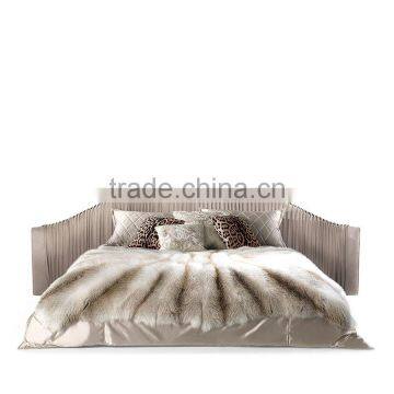 New Design Italy Button Tufted King Size Bed/ Luxury Double Bed With Screen Headboard/ Vintage Modern Elegant Bedroom Furniture photo-6