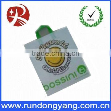 environmental loop handle plastic bag with logo