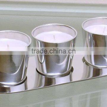 Tea Light Candle Holders,Aluminum Tea Lights,Set of 3 T Lights,Metal T lights,Designer Tea Lights Candle Holders