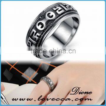 High polished men jewellery figure rings 316l surgical stainless steel men ring